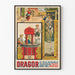 Póster publicitario vintage DRAGOR para bomba de pozo profundo