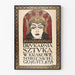 Póster artístico vintage Drukarnia Sztuka en Cracovia