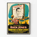 Póster vintage Western Durand de las Tierras Malas por Buck Jones