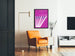 Póster E. Power Biggs - Diseño de piano vintage violeta