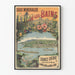 Vintage Poster Mineral Water Évian-les-Bains Source Cachat