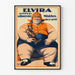 Póster vintage Elvira, el chico más grande del mundo