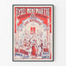 Póster vintage de mascarada en Élysée Montmartre
