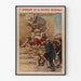 Póster vintage de la segunda emisión de la Defensa Nacional