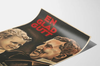 Vintage Poster in Glad Gutt by Bjørnstjerne Bjørnson