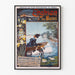 Póster vintage de Enghien-les-Bains, estación termal y de ocio