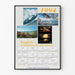 Póster Calendario 1994 con Fotografías de las Cuatro Estaciones en los Estados Unidos