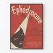 Póster vintage Ephedrocure Aceite para vías respiratorias