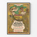 Póster vintage Ernst von Wolzogen Teatro de colores 1902
