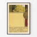 Vintage Poster for the First Exhibition of Austrian Secession Artists