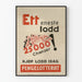 Póster vintage de la lotería noruega Pengelotteriet