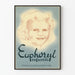 Póster vintage Euphoryl Infantil para decoración de paredes