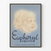 Póster vintage Euphoryl infantil - Ilustración de rostro infantil
