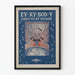 Póster decorativo retro 'Ev-ry-Bod-Y Takes You By The Hand' Home Sweet Home