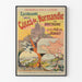 Póster vintage Excursiones por las Costas de Normandía, Bretaña y la Isla de Jersey