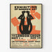 Póster de exposición vintage de arte moderno del Grupo de Londres