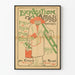 Póster vintage de exposición de pósters artísticos Circo de Reims 1896