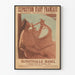 Póster vintage Exposición de arte francés en Kunsthalle Basel 1906
