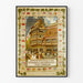Póster vintage Exposición Universal 1900 - Restaurante Casa Kammerzell Estrasburgo
