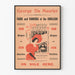 Póster vintage de George Du Maurier – Modas y fantasías de los ingleses, 1895