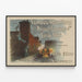 Vintage Poster Adventures and Escapes of the Civil War — framed artwork on a wall