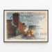 Vintage poster of famous adventures and prison escapes Civil War — framed artwork on a wall