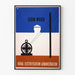 Póster vintage Trabajo en la Granja - Administración de la Electrificación Rural