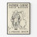 Póster antiguo Father Goose de L. Frank Baum