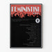 Póster decorativo Feministisk Aften - Póster temático feminista