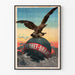 Póster vintage Fernet-Branca Águila y botella