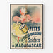 Vintage Poster of the Parisian Press Celebrations for the Soldiers of Madagascar