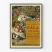 Póster vintage Fiestas de París - Gran representación de gala 1886