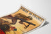 Póster militar vintage U.S. Marines First In France