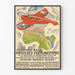 Póster vintage Flugplatz Basel Gran Encuentro Aéreo 1925