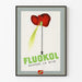 Póster vintage Fluokol caza la bilis