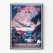 Póster vintage Viaje hacia las Antillas Pan American Airways