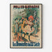 Póster vintage Folies Bergère Las señoritas del siglo XX