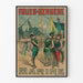 Póster vintage Folies Bergère marino