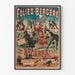 Póster vintage Folies Bergère Ballet Pantomima Becarre