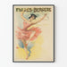 Póster Folies Bergère bailarina con tutú rosa