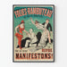 Póster vintage Folies Rambuteau - Revue Manifestons