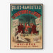 Póster vintage Folies Rambuteau - Los buitres de la virtud teatro lírico