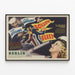 Póster vintage Follow The Fleet con Fred Astaire y Ginger Rogers — cuadro enmarcado en la pared