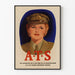 Póster de reclutamiento militar T. S. vintage