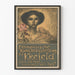 Póster de exposición de arte francés vintage en Krefeld 1907