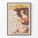 Póster vintage Philadelphia Sunday Press 1896 - Circo para niños