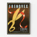 Vintage Frénovex Poster with Cutout and Uterine Hemorrhages