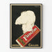 Póster vintage de chocolate Frigor Cailler con oso polar