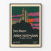 Vintage poster Fritz Philippi - Adam Notmann, castle silhouette at sunset