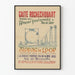 Póster vintage Gaité Rochechouart con inclinación The Loop
